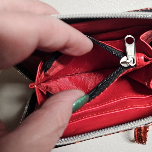 Minnie Mouse Red Glitter Zip-Around Wallet – Hong Kong Disneyland - Picture 5 of 7